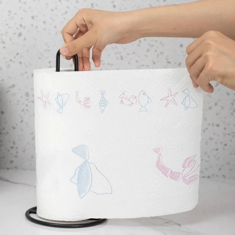Vertical Tissue Holder Stylish Storage Rack