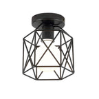 Industrial Pendant Light Black Ceiling Lamp for Kitchen & Bedroom