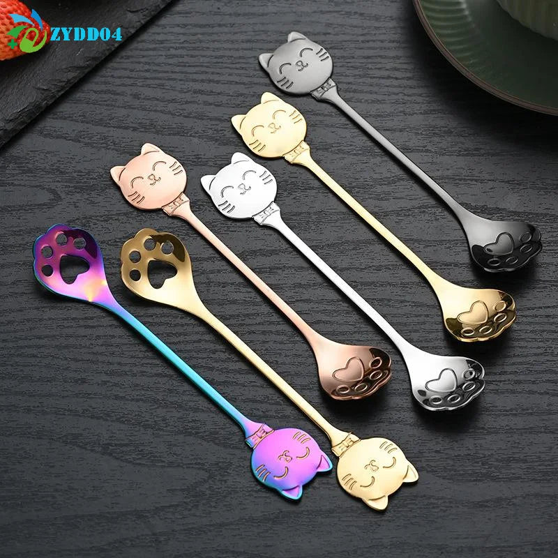 Cat Claw Spoon Stainless Steel – Cute Coffee, Tea & Dessert Mixing Spoon