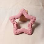 Star & Heart Silicone Baby Teether Food Grade Toy