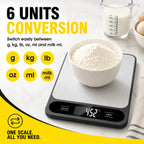 10KG Digital Kitchen Scale Stainless Steel LCD