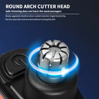 2-in-1 Electric Ear and Nose Hair Trimmer Painless Eyebrow Clipper Men