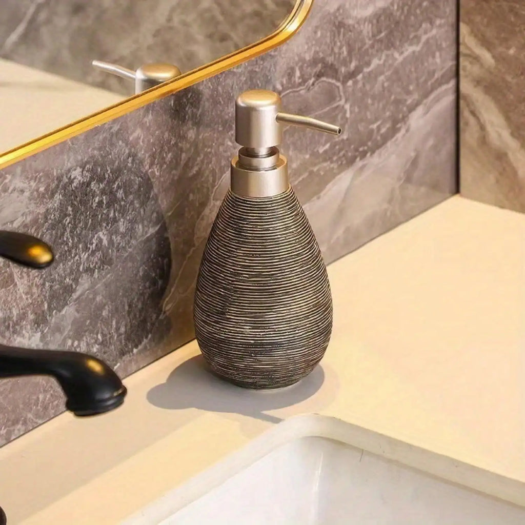 Creative Retro Ceramic Soap Dispenser Pump Bottle for Bathroom & Kitchen