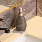Creative Retro Ceramic Soap Dispenser Pump Bottle for Bathroom & Kitchen