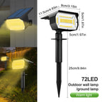 72/68 LED Solar Landscape Lights
