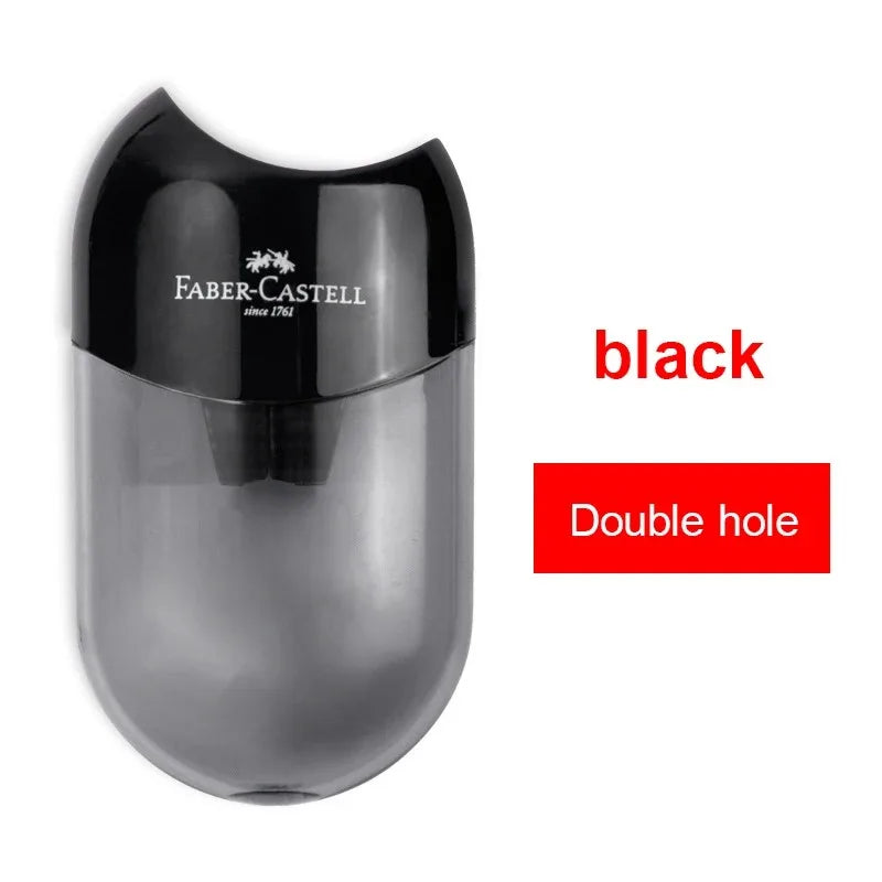 FABER-CASTELL Mini Pencil Sharpener Dual Hole Portable Sharpener