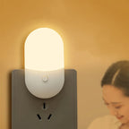LED Mini Night Light Plug-In Bedside Sleep Lamp