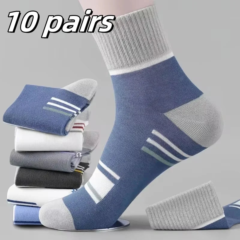 Mens Bamboo Socks Breathable Odour Free Business Sport Socks Multipack