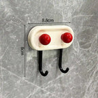 Adhesive Wall Hook Durable No-Drill Coat & Bathroom Storage Hook