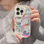Cute Rabbit 3D Wave Case for Google Pixel 7 8 9 10 Pro Cover