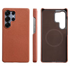 MagSafe Magnetic Leather Case for Samsung S24 S25 S26 Ultra Plus Cover