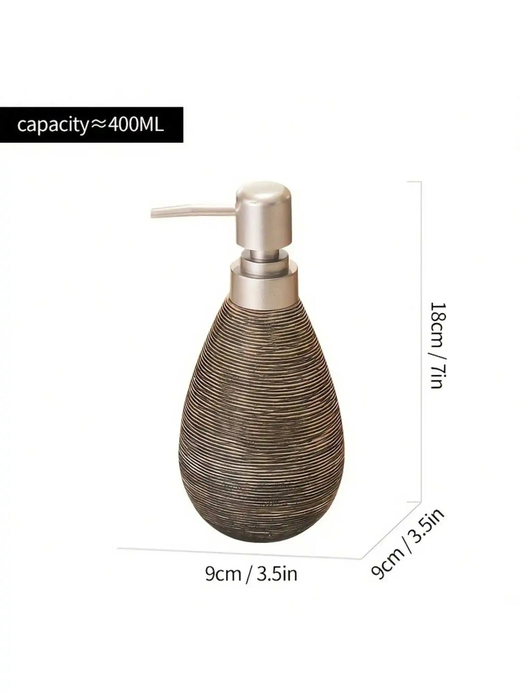 Creative Retro Ceramic Soap Dispenser Pump Bottle for Bathroom & Kitchen