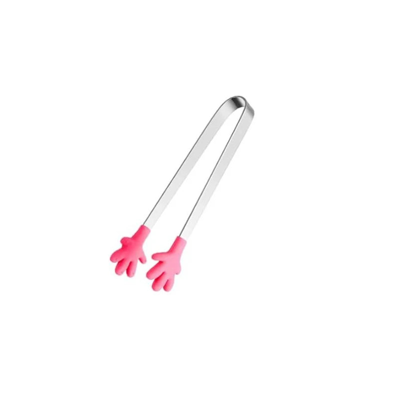 Mini Silicone Tongs UK Kids Food Serving Tongs Set