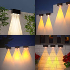 Waterproof Solar Wall Lights for Garden, Fence & Pathway Decor