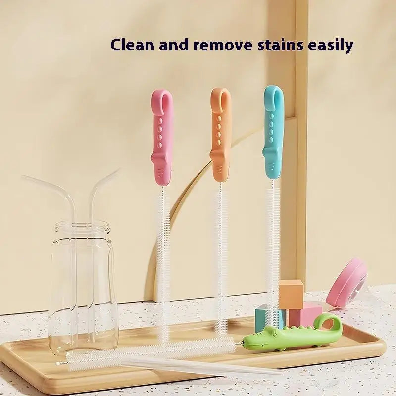 6-in-1 Baby Bottle Cleaning Set Brush & Drying Rack Main image