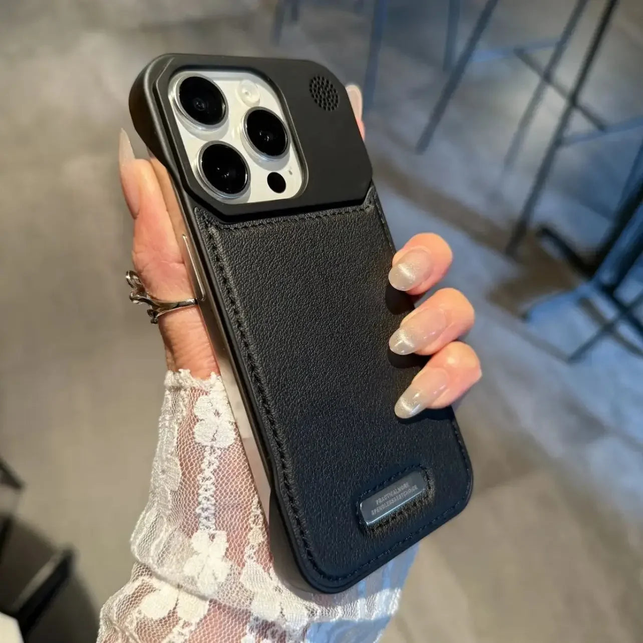 Business Leather MagSafe Case for iPhone 11 12 13 14 15 16 17 Pro Max