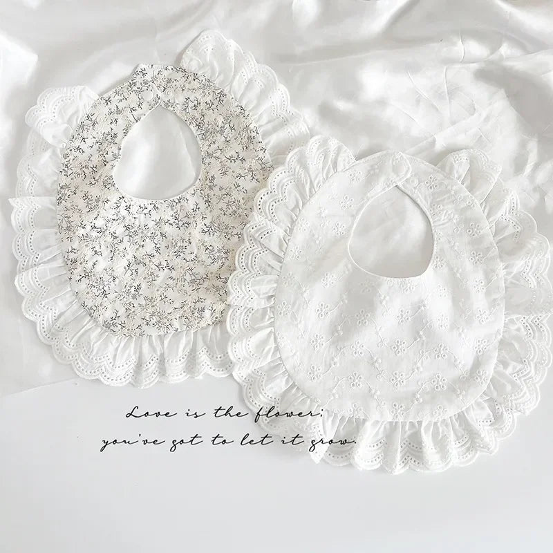 INS Style Baby Cotton Bibs Waterproof Drool Scarf Feeding Bib