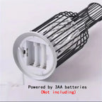 Iron Wire Cage LED Night Light for Bedroom & Living Room