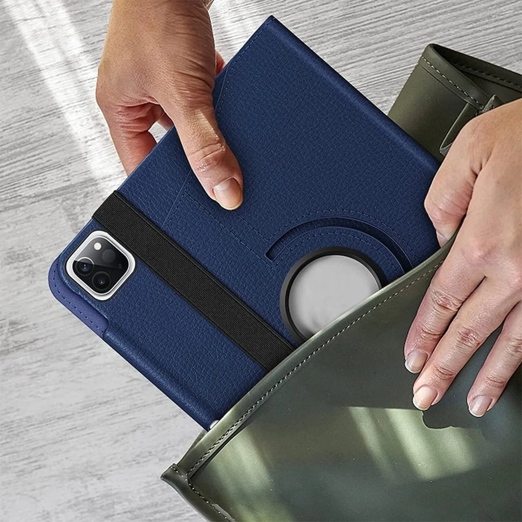 Rotating Leather Stand Case for iPad Air Pro Mini 10.2 10.9 12.9 Cover