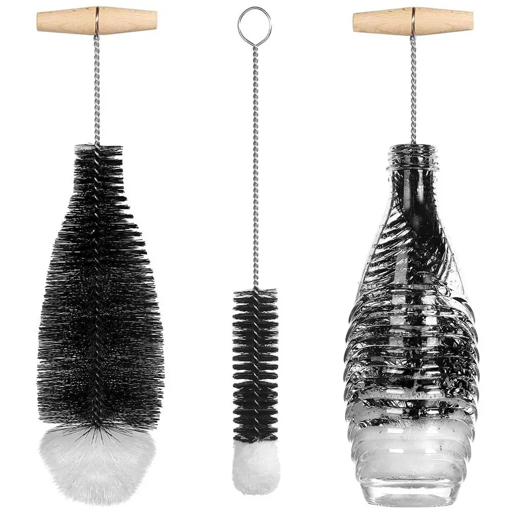 Beechwood Bottle Cleaning Brush Glass & Jar Cleaner Main image