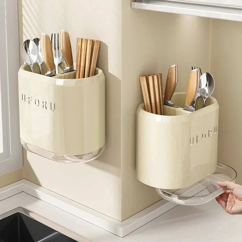 Wall Mounted Cutlery Holder Kitchen Drainer Main image