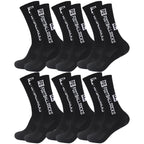 6 Pairs Non Slip Grip Socks Men Women Multi-Sport Anti-Slip