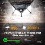 100 LED Solar Motion Sensor Security Light for Outdoor Garden & Yard