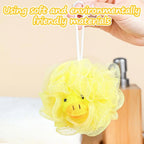 Kids Cartoon Bath Sponge Soft Baby Loofah Body Scrubber