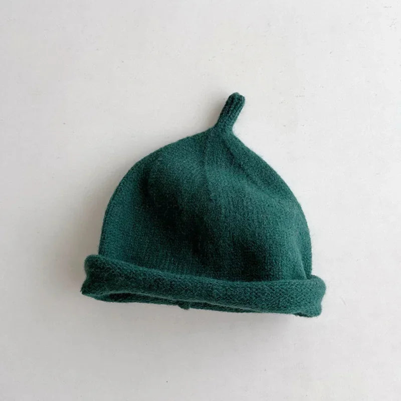 Kids Winter Crochet Bonnet Warm Baby Hat for Newborns