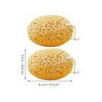 2PCS Bath Sponge Set Soft Exfoliating Shower Loofah for Baby & Adults