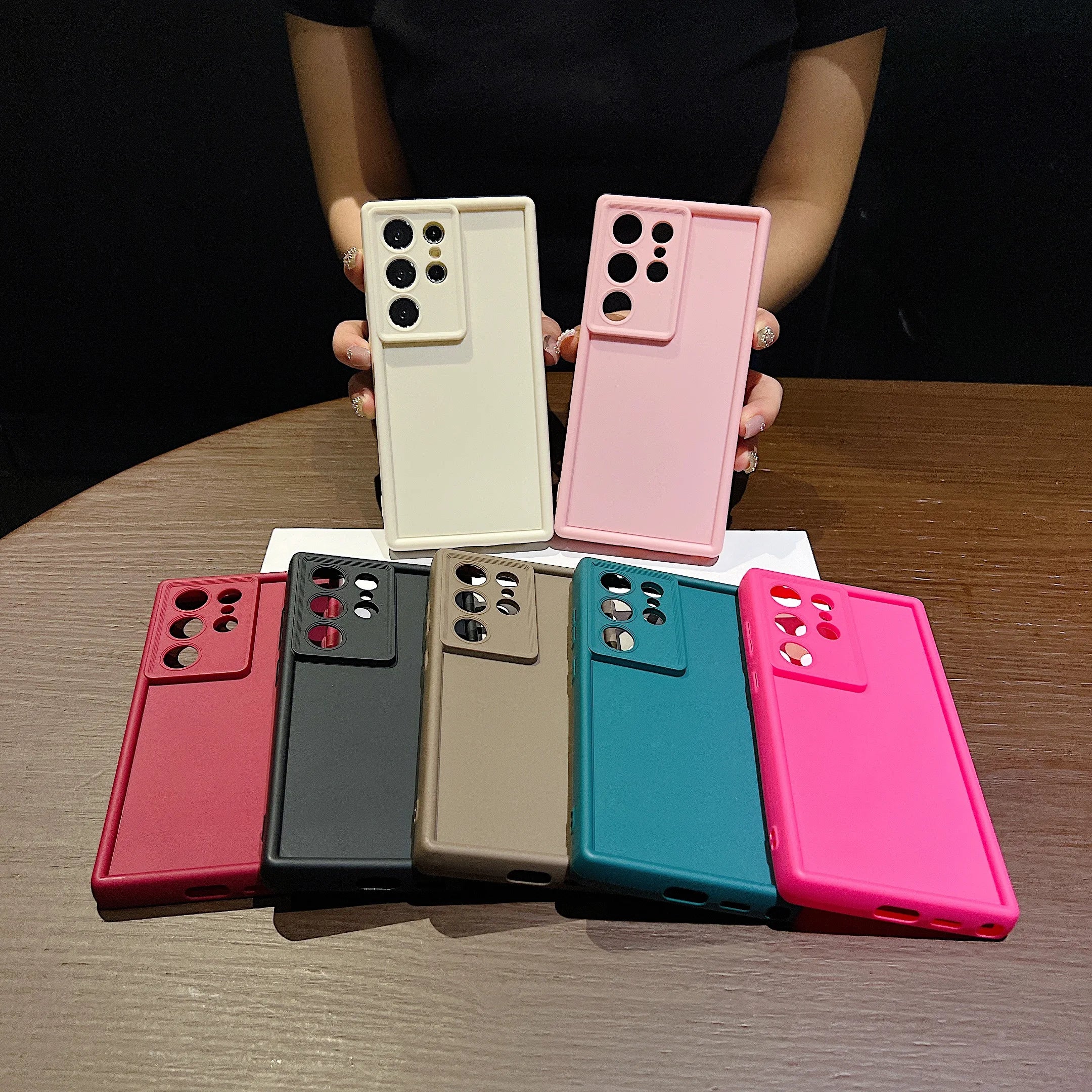 Candy Color TPU Case for Samsung Galaxy S23 S24 S25 S26 & A Series