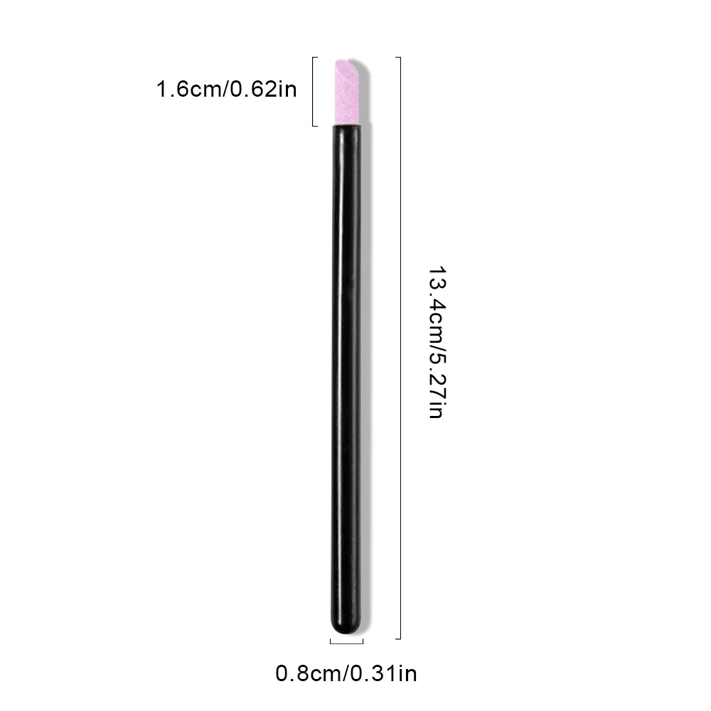 Quartz Stone Nail File Rod Cuticle & Dead Skin Remover Manicure Tool