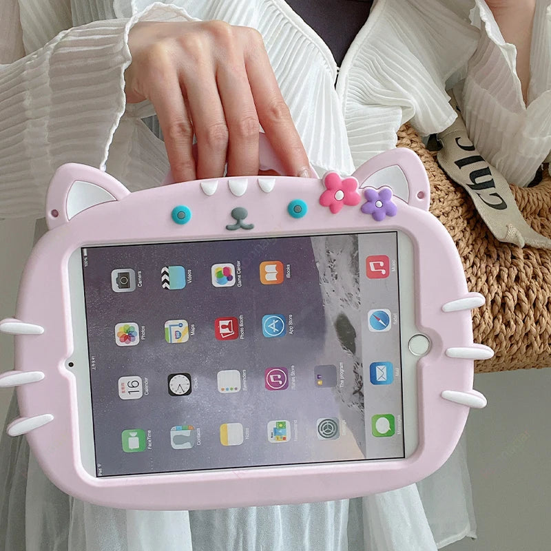 Cartoon Horse iPad Case A19 A16 12th 10th Air 4 5 Pro 11 Cover