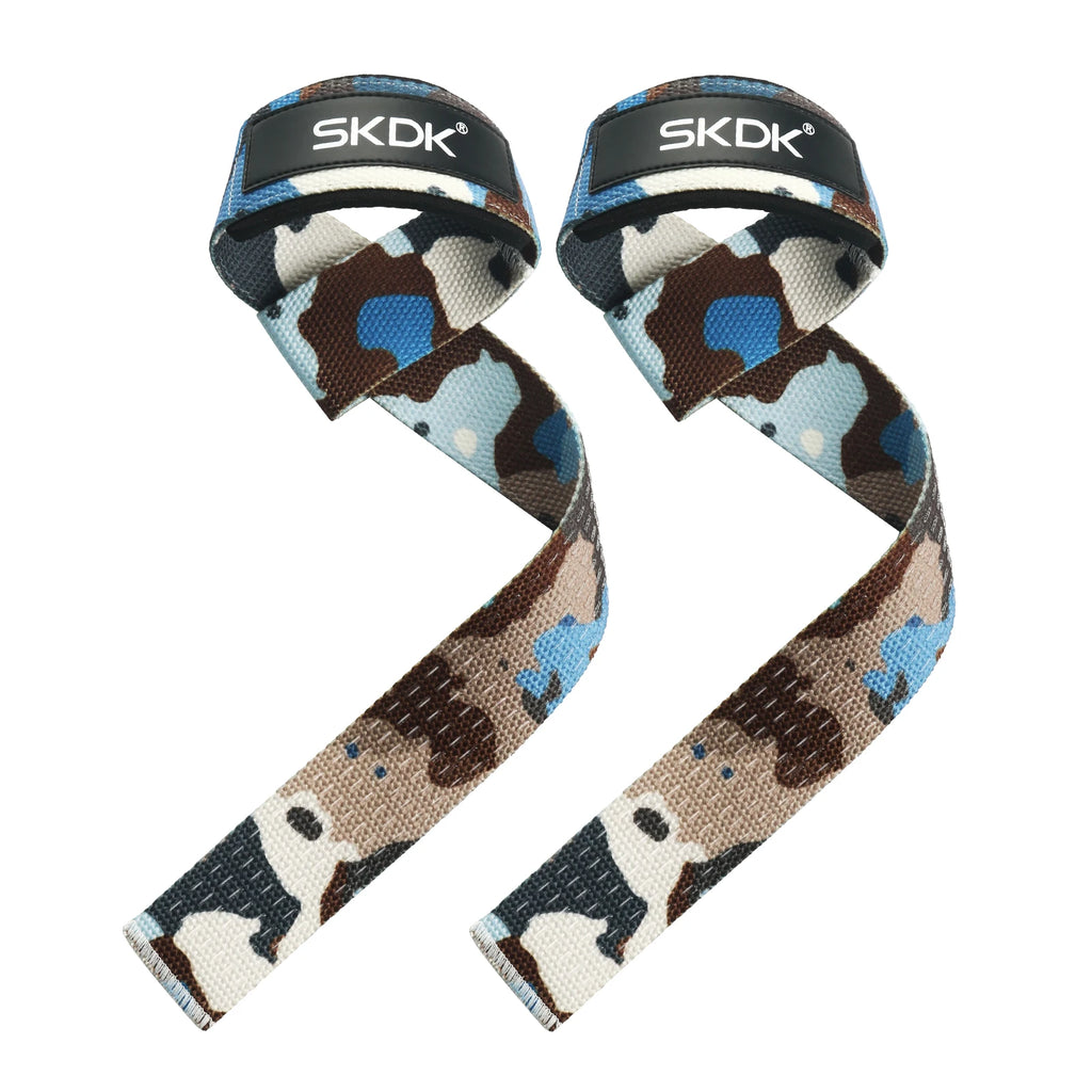 Silicone Gym Hand Grips Lifting Straps Deadlift Wrist Support Pair