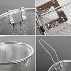 Stainless Steel Fry Basket Deep Fry Strainer