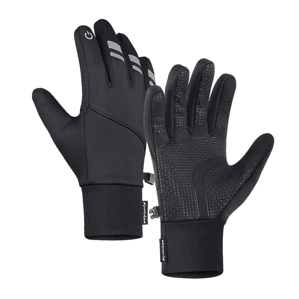 Winter Waterproof Cycling Gloves Touchscreen Windproof MTB Gloves