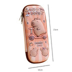 3D Capybara Pencil Case Waterproof Pen Pouch