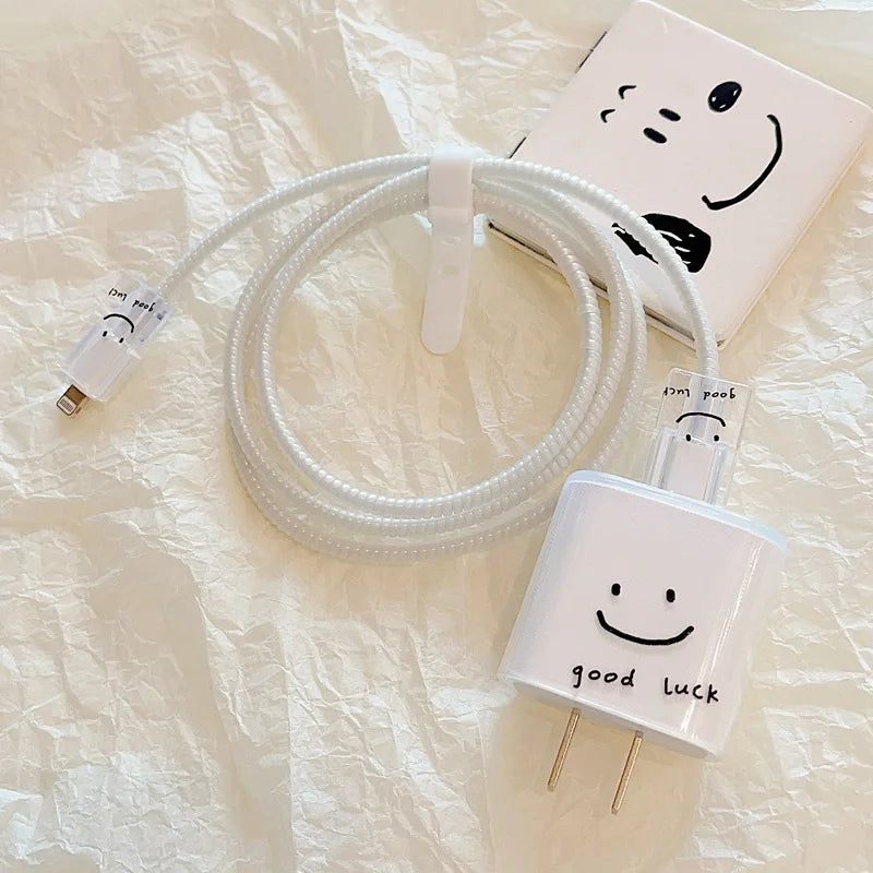 Cartoon Flower iPhone Charger Cover 18W/20W