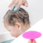 Baby Silicone Shampoo Brush Soft Scalp Massage Bath Brush