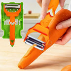 Cocororo Multi-Function Peeler – Double Strip Vegetable & Fruit Cutter with Juicer