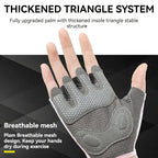 Cycling Gloves Half Finger Anti Slip Breathable Gym MTB Fitness