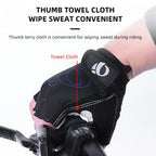 Half Finger Cycling Gloves Anti Slip Breathable MTB Gym Bike