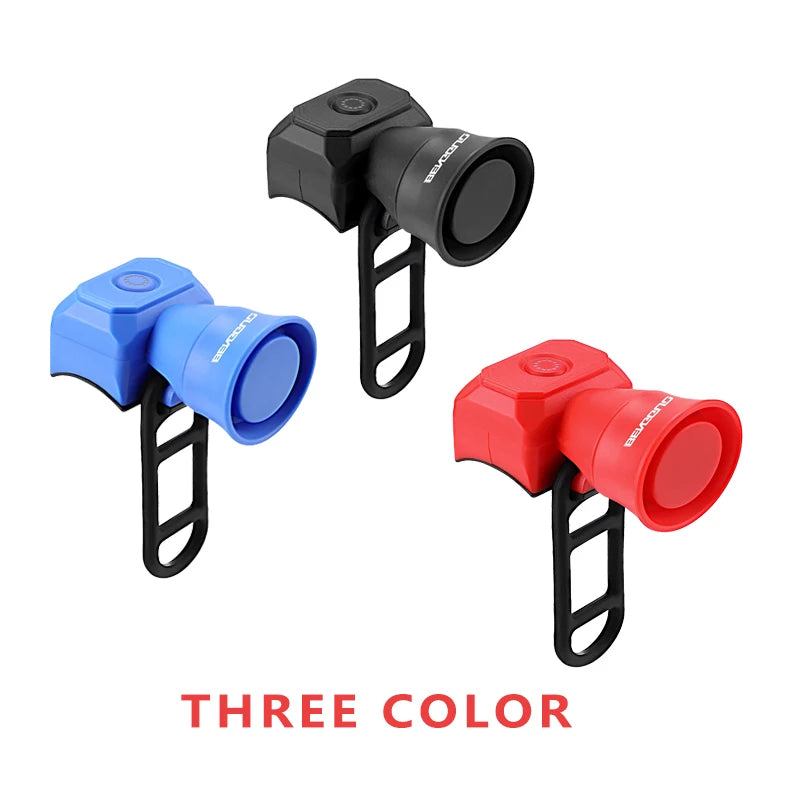 Electric Bike Horn Bell USB Charging Waterproof Bicycle Alarm