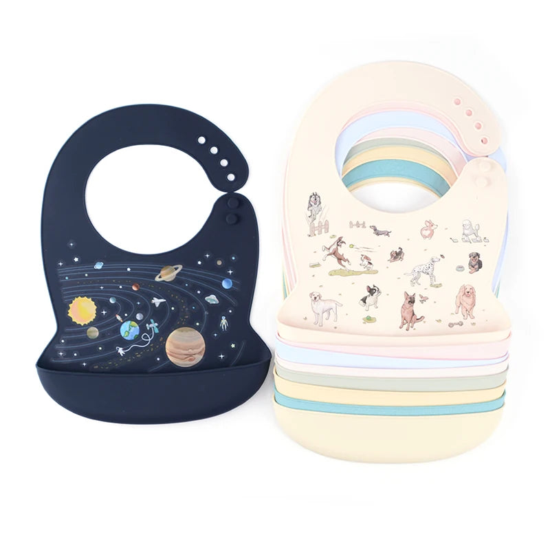 Silicone Baby Bib Waterproof Banana Feeding Bib for Babies