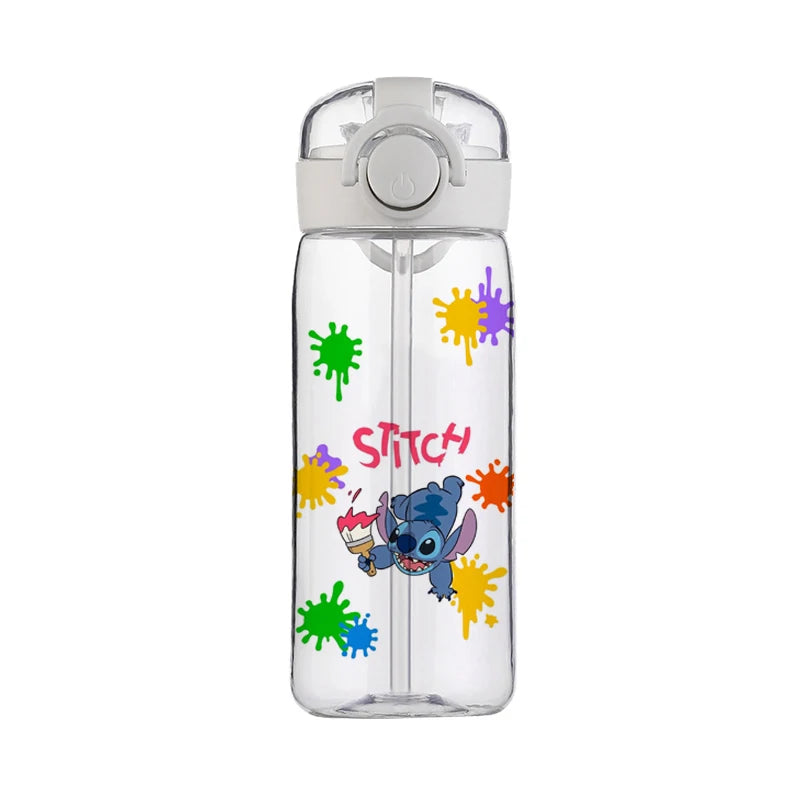 Stitch Kids Water Bottle 400ML Leakproof School Cup