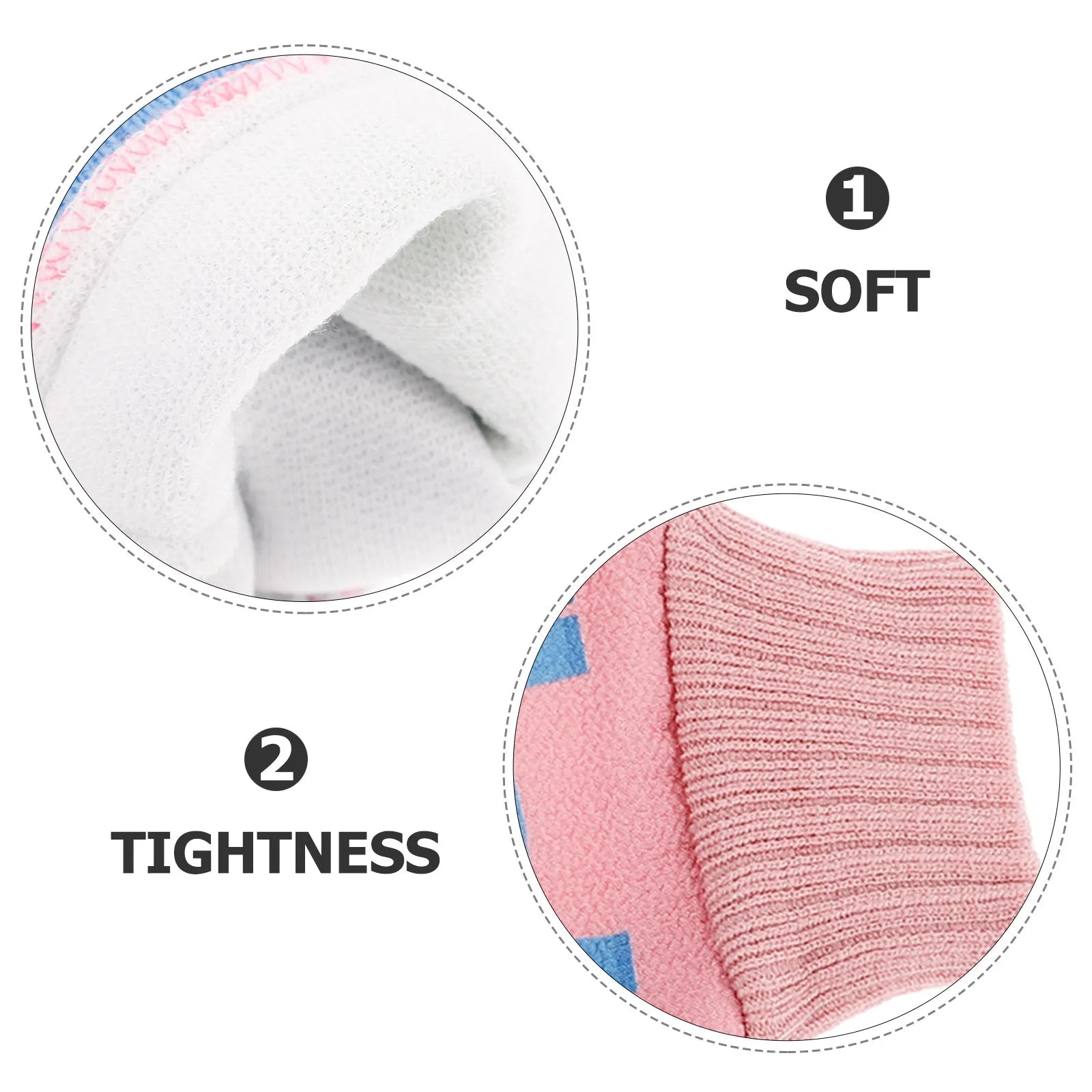 2PCS Baby Bath Gloves Soft Cartoon Bath Sponge Scrubber