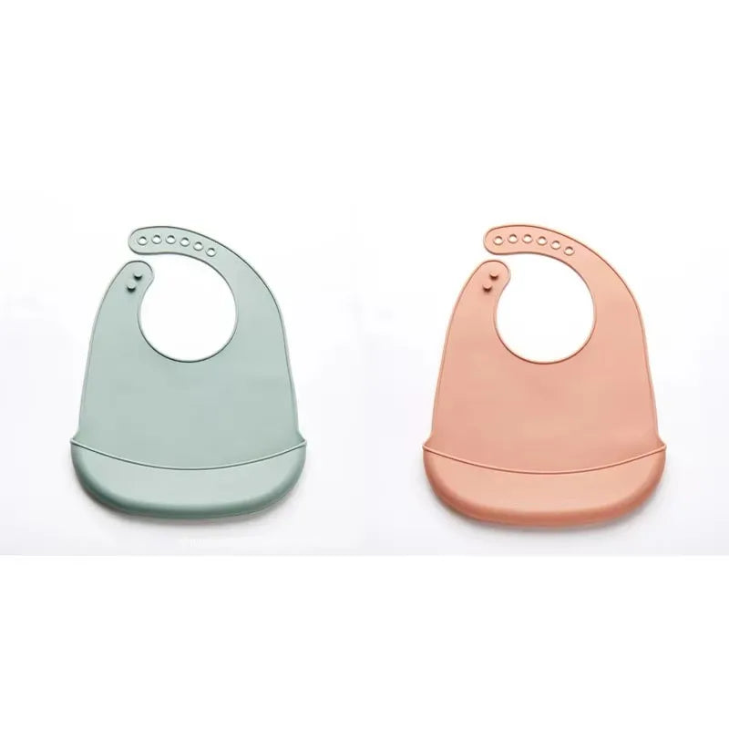 BPA Free Silicone Baby Bib Waterproof Feeding Bib