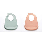 BPA Free Silicone Baby Bib Waterproof Feeding Bib
