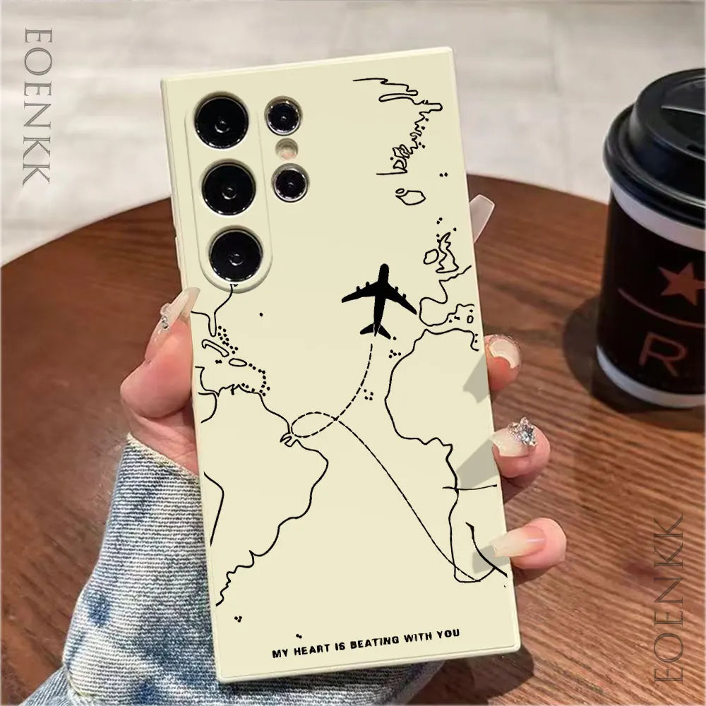 Silica gel Phone Case For Samsung Galaxy S20 S21 S22 S23 S24 S25