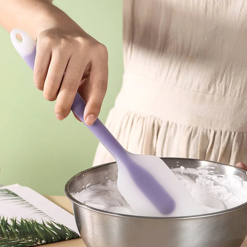 Silicone Cake Scraper Spatula Non-Stick Baking & Cream Frosting Tool Secondary image